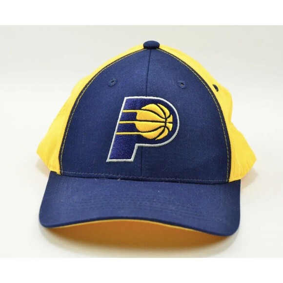 Main Gate Indiana Pacers Lucas Oil Blue & Gold Snapback Hat Cap - Picture 1 of 5
